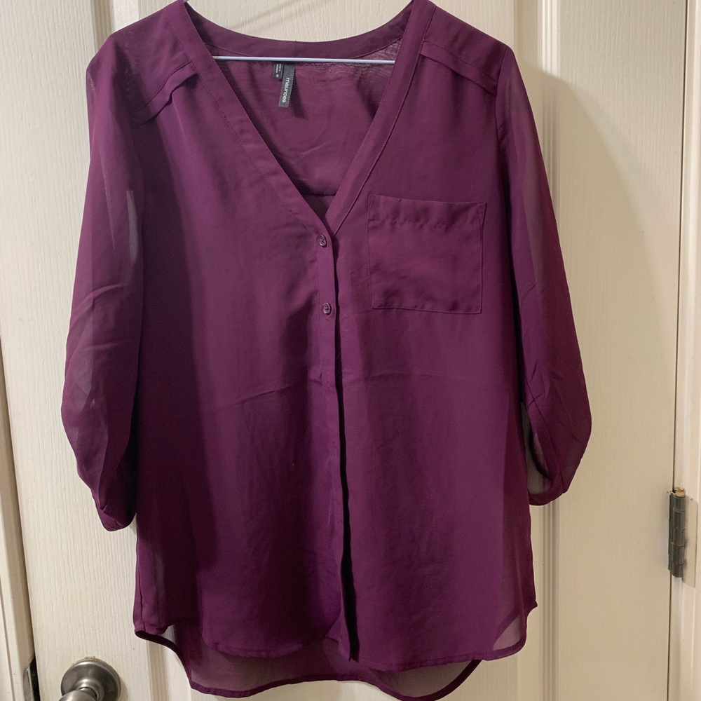 Sheer blouse